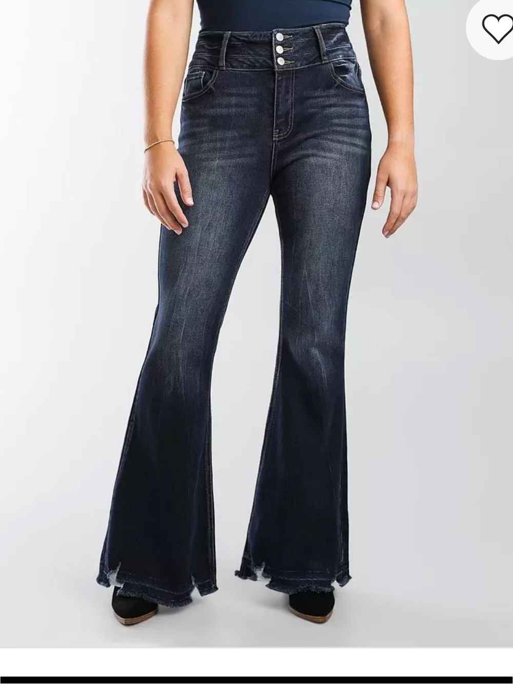 KanCan Kurvy ultra high rise super flare jeans